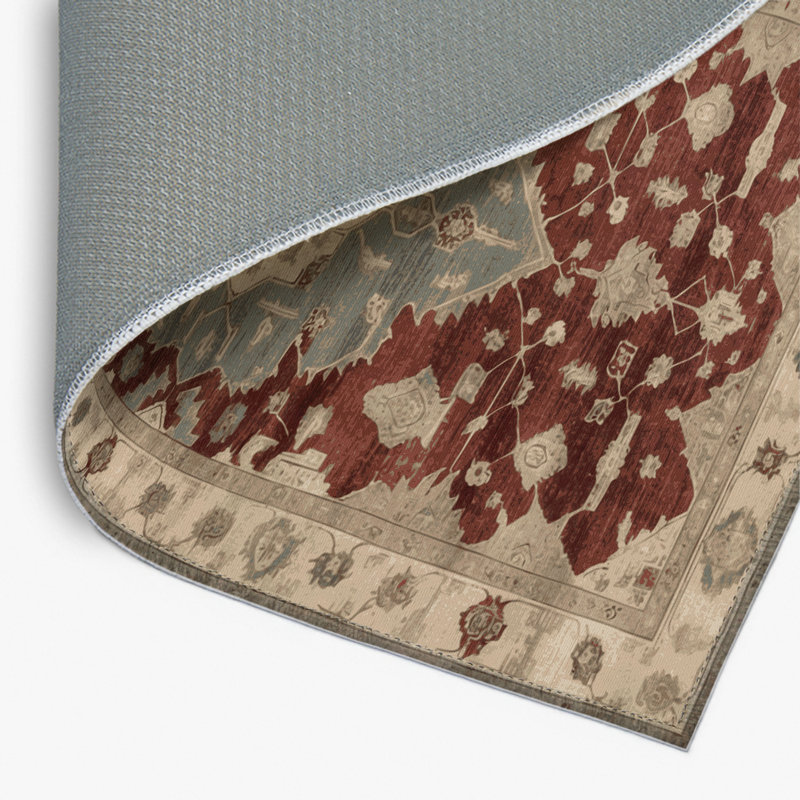 Tapis gris intérieur et extérieur surteint, Rectangle 4pi x 6 pi