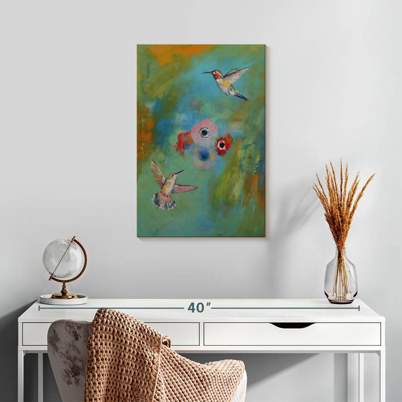 Brampt Hummingbirds, 24" H x 16" W