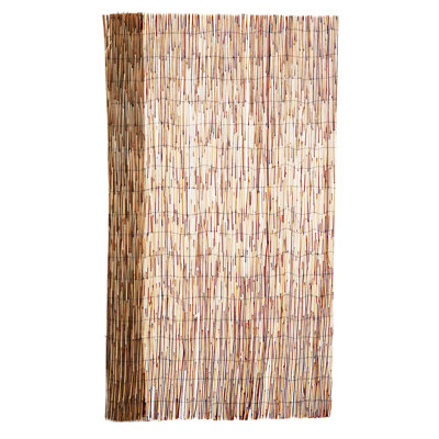 6 ft H x 16 ft W Coffee Reed Fencing Decorative Screen Fence Panel