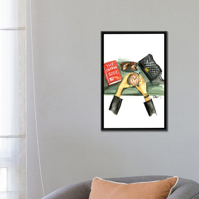 Coffee Code by Rongrong DeVoe - Wrapped Canvas Graphic Art