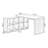 Black L-Shaped Solid Wood desks-107659466-107659468