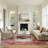 Abbate Oriental Ivory/Pink Indoor Area Rug-1463695795