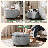20" W Tufted Round Storage Ottoman -2096429841