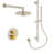 Brushed Nickel/Brushed Gold