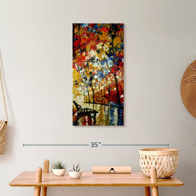 Impression sur toile «Expressionist», H 24 po x l 12 po x P 1,25 po