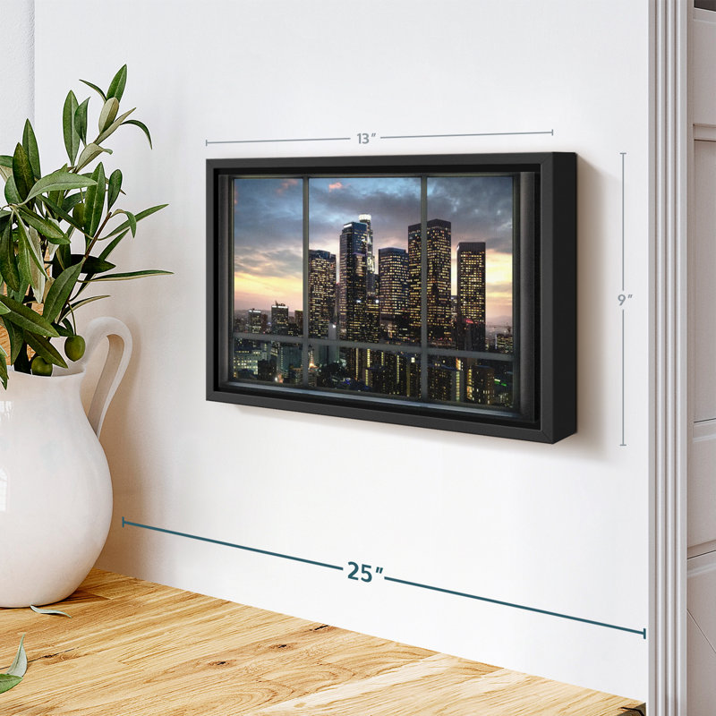 «Evening In LA Wall Art Wall Art», H 9 po x l 13 po