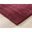 Taeler Washable Modern Living Room Rug Polyester Plain - Anti-Slip Felt Backing Carpet Bedroom-Hallway, Red-2096611769