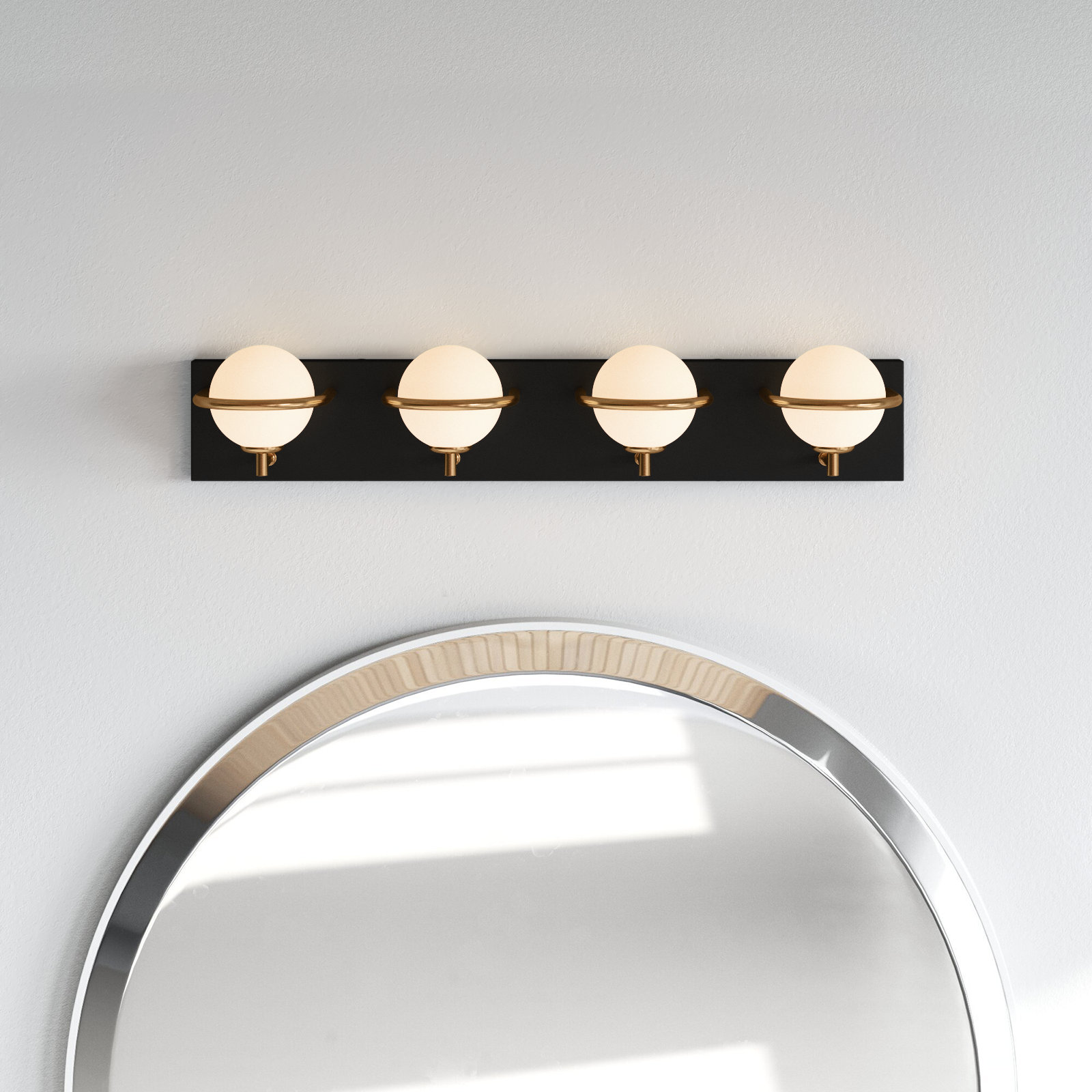 Bertram 4 Light Frosted Dimmable Vanity Light
