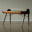 Bureau domestique en bois massif