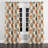 Modern Room Darkening Curtains - Orange Warm Shibui Velvet Grommet Curtain - 1 Panel-1202156291-1202156290
