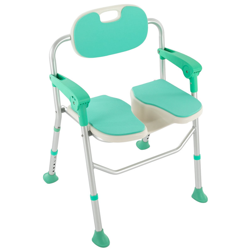 Chaise pliante en plastique pour camping / plage, Bleu
