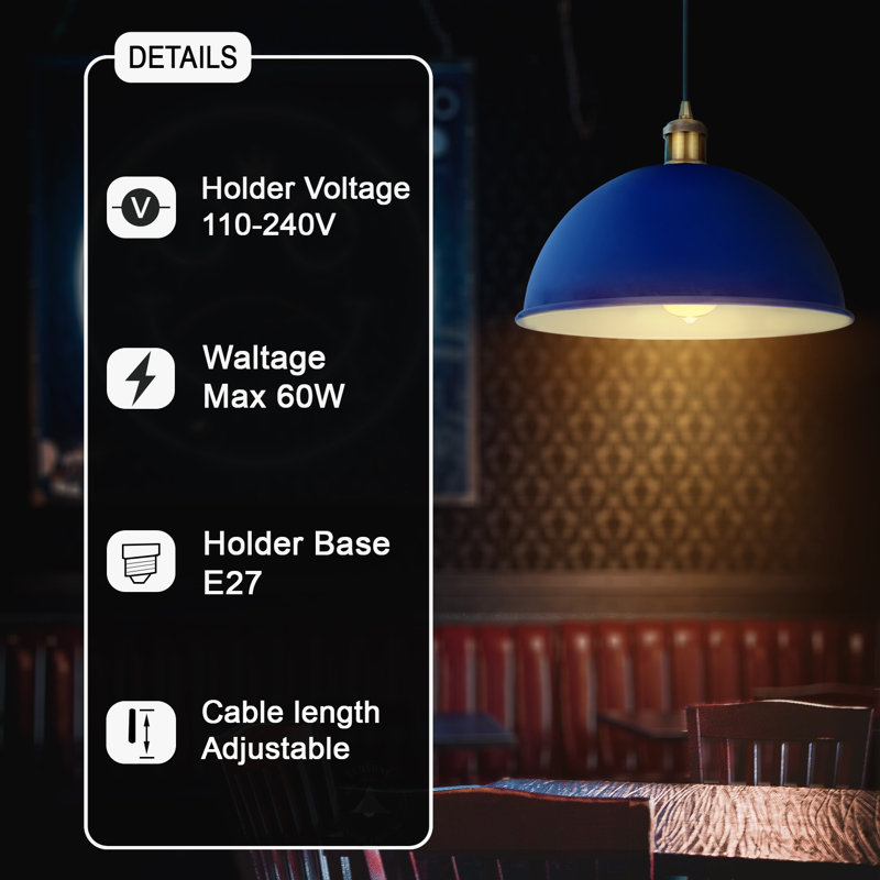 Kyjaun 1 - Light Single Pendant, No, Blue