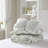 Modern Reversible Bedding Sets, Polyester Twin Quilt, Cottage Home