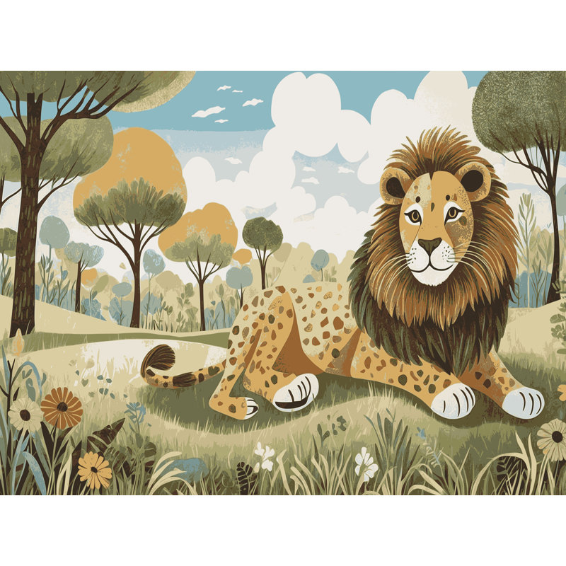 Tapis pour enfants East Urban Home, Rectangle 6 pi x 9 pi