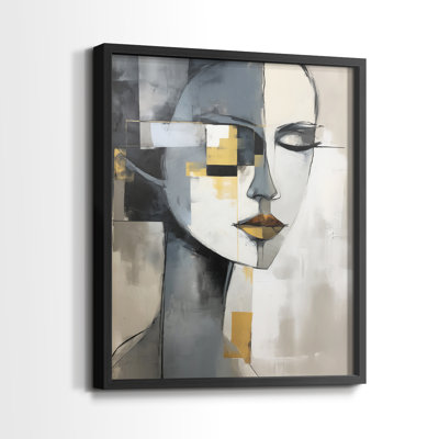 WOMEN Series Cxxxi - reproduction encadrée de qualité supérieure - prête à être accrochée - aucun clou requis