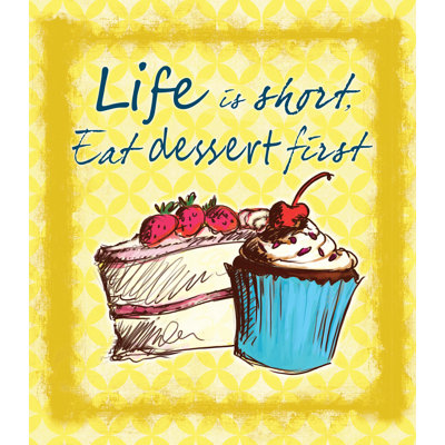 Dessert First - Painting Print