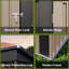 Abri de jardin Decksplore de 1,5 m de large x 0,9 m de profondeur avec abri à outils de jardin en métal verrouillable