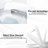 Ceramic Smart Toilet Bidet With Foot Sensor, Heated Seat, Night , Nozzle Self, Silent Slow Down, Auto Flush Self-Cleaning Nozzle, Instant Heat, Side Knob Flush,