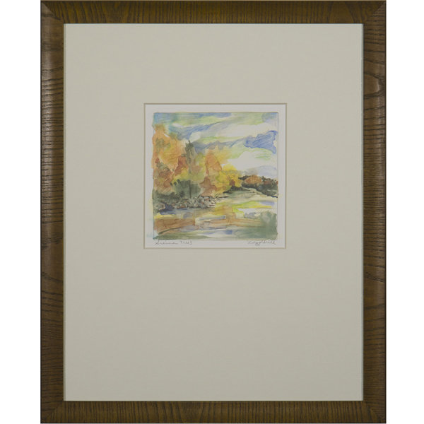 Sienna Trees Print by Daughdrill
