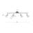 28.3'' 4 -Light Fixed Track Track Kit with Dimmable and Adjustable Head