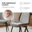  Oakham 19.75''W Modern Solid Wood Dining Chair Set with Bent Wood-1284401358-1284401357