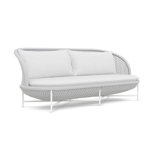 Montauk 87" Wide Outdoor Patio Sofa with Cushions