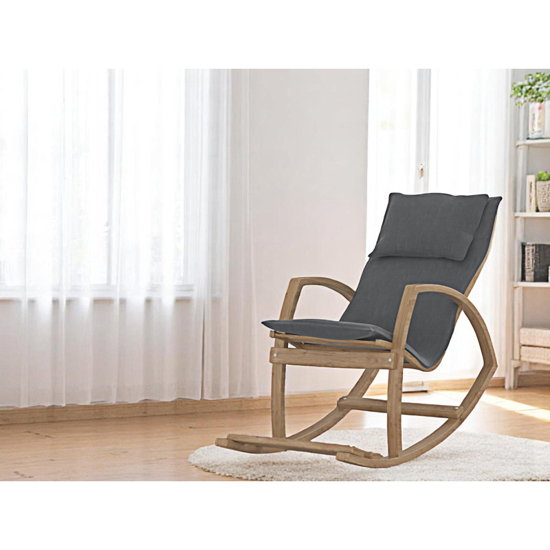 Chaise berçante moderne (y compris la chaise), Gris foncé