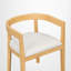 Ensemble de salle à manger 7 pièces, table rectangulaire et 6 chaises rembourrées à dossier arrondi, style scandinave, pour salle à manger et cuisine-1602557987