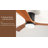 42 INCH WOOD CEILING FAN WITH LIGHT