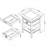 Aaden 47.3cm W Solid Wood Bedside Table