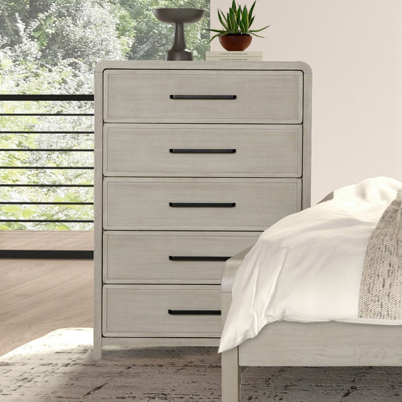 Dovie Solid Wood 5-Drawer Chest