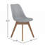 Ensemble de 2 chaises d'appoint en polypropylène-1979599292