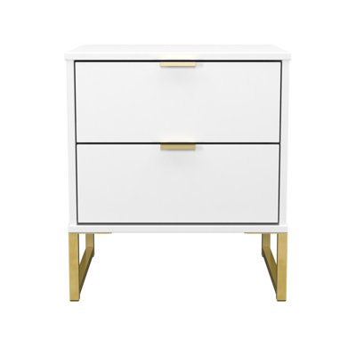 Turah 45cm W Manufactured Wood Bedside Table