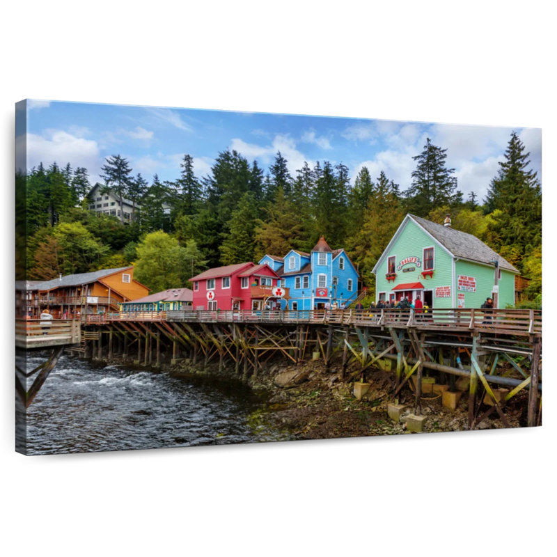 Kavia Downtown Ketchikan Alaska, 8" H x 12" W