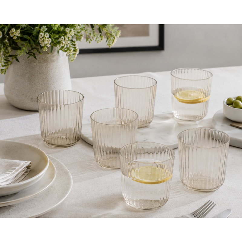 Verre Mesa PP - Ivoire - 15 oz - Ensemble de 6, Ivory, 15 oz