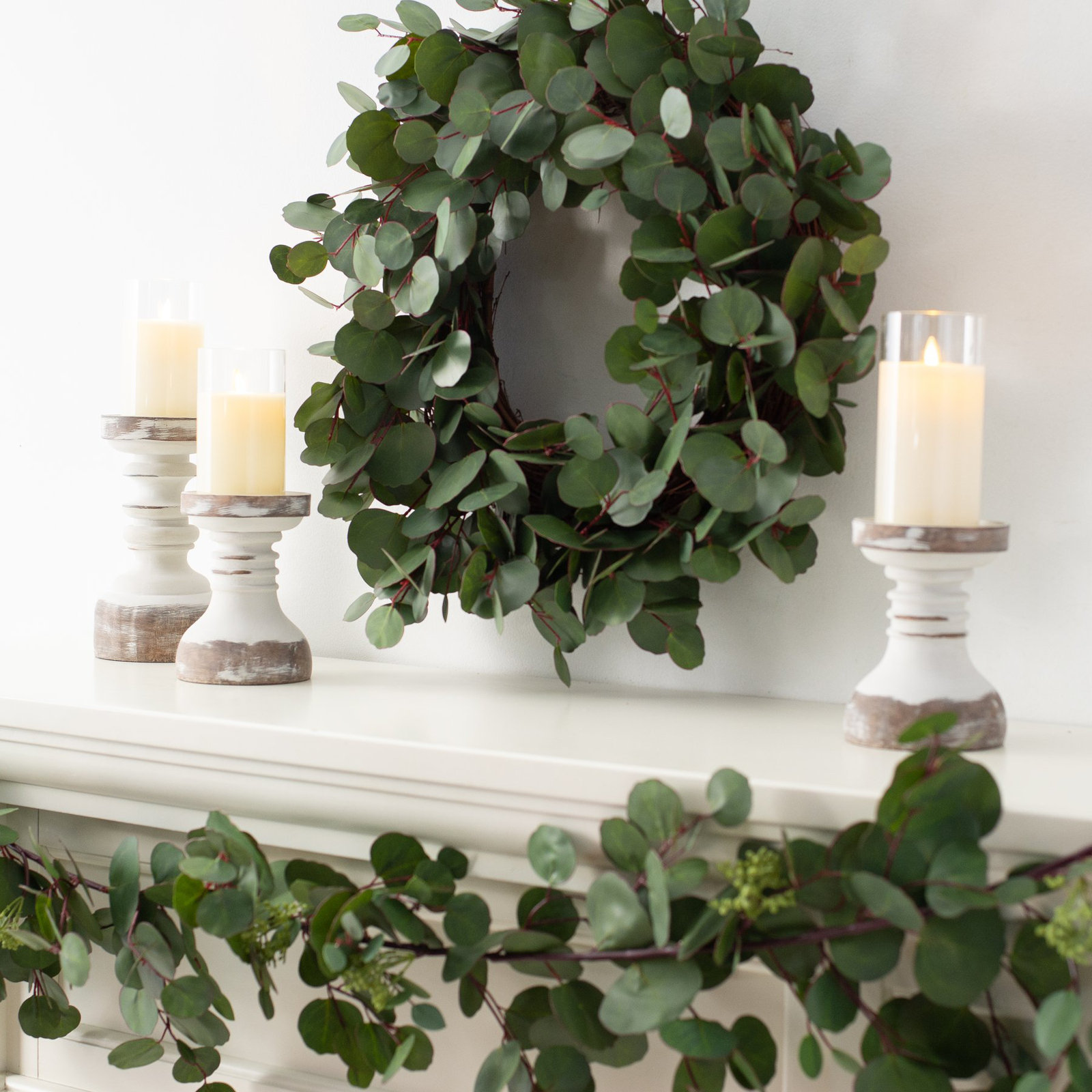 Eucalyptus No Holiday Garland, 4' L