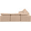 Canapé modulaire réversible en velours Hripsik-87141418