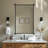  Vintage Cross Corner Rectangle Bathroom Vanity Mirror | Stainless Steel Frame-1882213033-1901276055