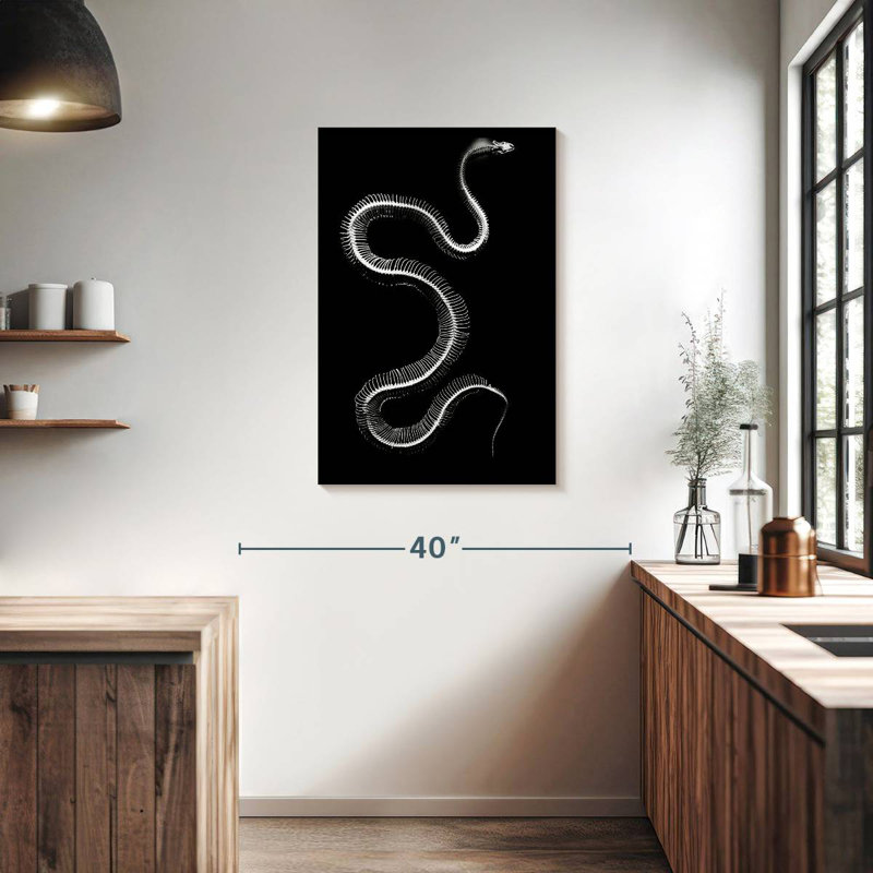 Brampt Snake Bones, 36" H x 24" W