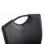 Ensemble de 2 chaises noires en polyuréthane