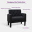 Faux Leather Armchair