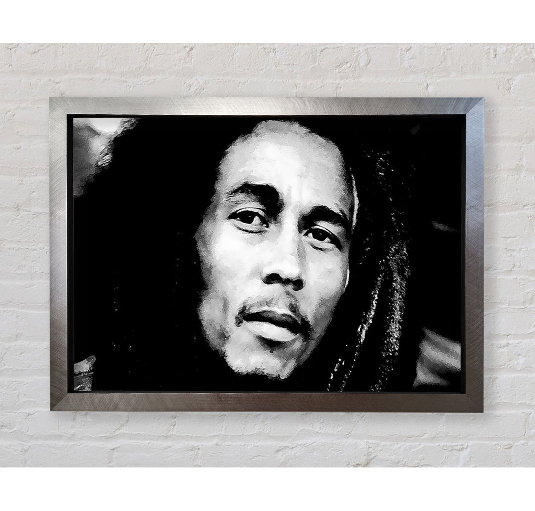 Bob Marley Iron Lion - Einzelner Bilderrahmen Kunstdrucke