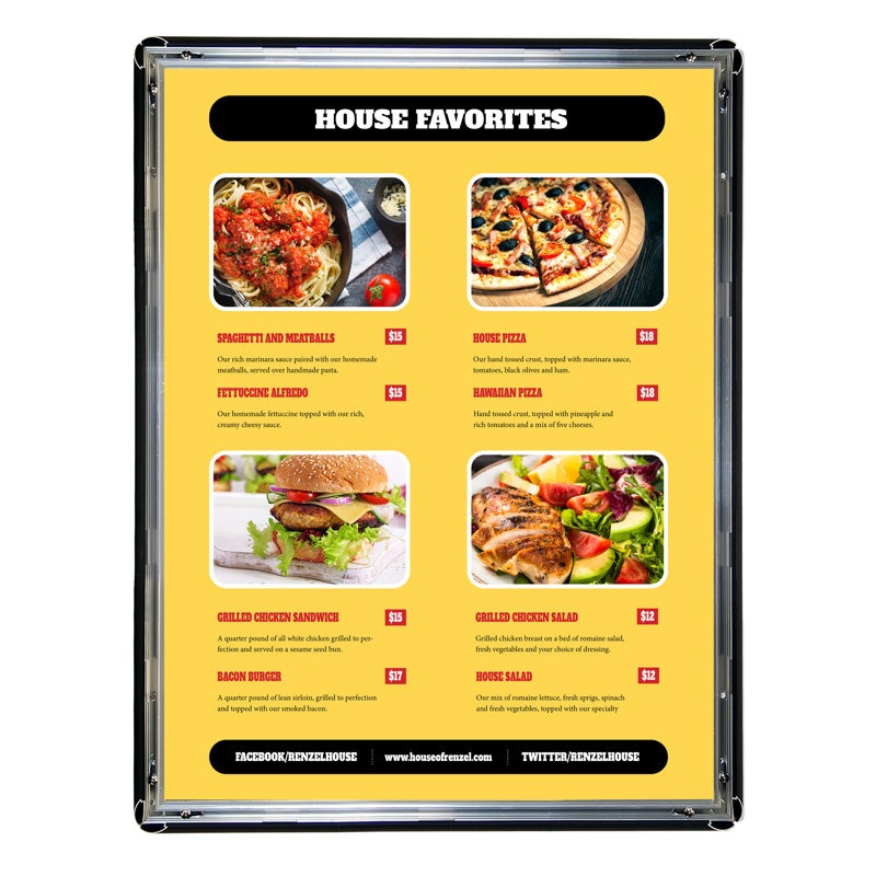 Jeetu Metal Matte Picture Frame, Black, 36" x 48"