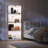 4-Tier Glass Display Cabinet With RGB Sensor Light And Lock-1066826808