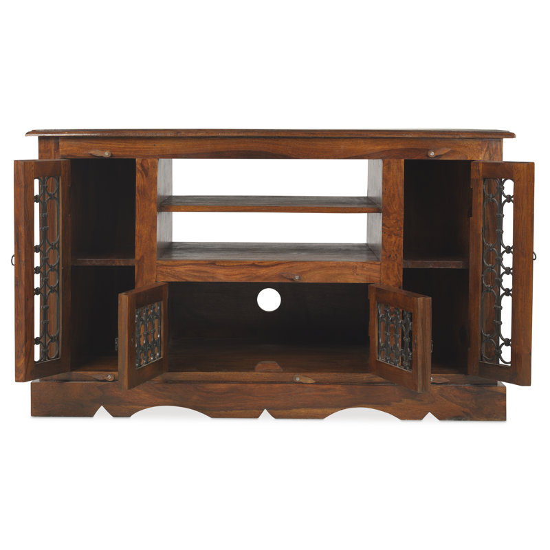 Jali Indian Unfinished TV Stand for TVs up to 50"