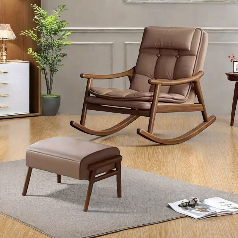 Chaise berçante Nordic, Vert