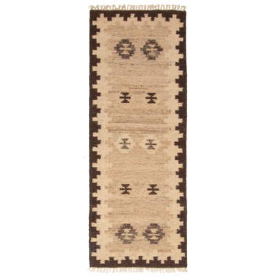 Duhaime Beige Kilim 2'5" x 6'7"