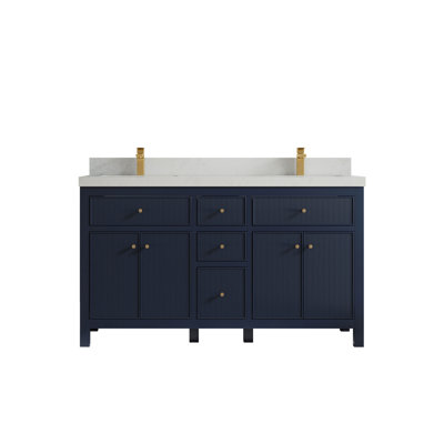 Ensemble de meuble-lavabo double 60 po