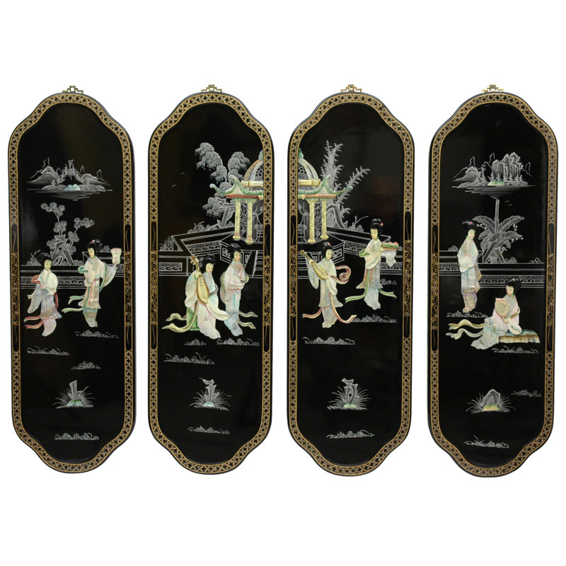 Prunty Handmade Traditional People Wall Decor on Solid Wood