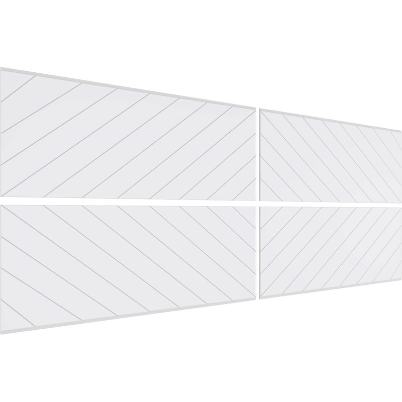 Panneau de lambris H 36 1/4 po x l 94 1/2 po x P 2/5 po